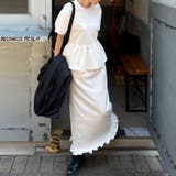 タイトスカート&ペプラム風トップス セットアップ | Doux Belle  | 詳細画像6 