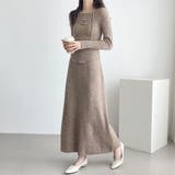 レースアップ×リブニットセットアップ | Doux Belle  | 詳細画像4 