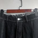 デニムノースリーブベスト&ワイドパンツセットアップ | Doux Belle | 詳細画像13