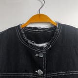 デニムノースリーブベスト&ワイドパンツセットアップ | Doux Belle | 詳細画像9