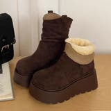 スエード調厚底ブーツ | Doux Belle  | 詳細画像6 