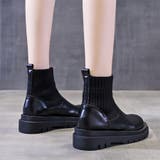 リブソックス風厚底ショートブーツ | Doux Belle  | 詳細画像10 