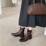 サイドジップ付きショートブーツ | Doux Belle  | 詳細画像1 