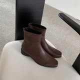 サイドジップ付きショートブーツ | Doux Belle  | 詳細画像2 