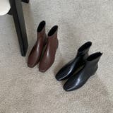 サイドジップ付きショートブーツ | Doux Belle  | 詳細画像7 