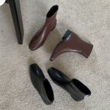 サイドジップ付きショートブーツ | Doux Belle  | 詳細画像8 