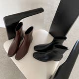 サイドジップ付きショートブーツ | Doux Belle  | 詳細画像9 