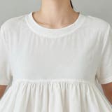 ティアードフリル切り替え半袖カットソー レディース トップス | Doux Belle  | 詳細画像16 