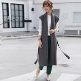 ニットジレ ロングジレ レディース ノースリーブ ロング  レイヤード 重ね着 | Doux Belle  | 詳細画像22 