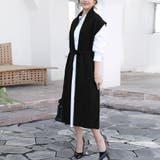 ニットジレ ロングジレ レディース ノースリーブ ロング  レイヤード 重ね着 | Doux Belle  | 詳細画像40 