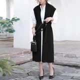 ニットジレ ロングジレ レディース ノースリーブ ロング  レイヤード 重ね着 | Doux Belle  | 詳細画像41 