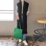 ニットジレ ロングジレ レディース ノースリーブ ロング  レイヤード 重ね着 | Doux Belle  | 詳細画像43 