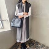 ニットジレ ロングジレ レディース ノースリーブ ロング  レイヤード 重ね着 | Doux Belle  | 詳細画像27 