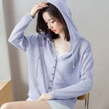 サマーニット ニットカーディガン ニットパーカー | Doux Belle  | 詳細画像17 