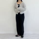 シャギーカーディガン ショートカーディガン コート | Doux Belle  | 詳細画像15 