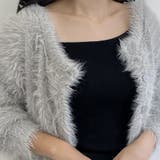 シャギーカーディガン ショートカーディガン コート | Doux Belle  | 詳細画像21 