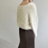 シャギーカーディガン ショートカーディガン コート | Doux Belle  | 詳細画像4 