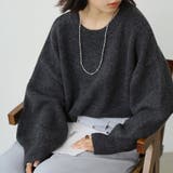 チャコール | トップス セーター ロング | Doux Belle 