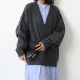 チャコール | トップス セーター ロング | Doux Belle 