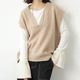 ベージュ | トップス ベスト ワイド | Doux Belle 