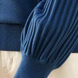 トップス リブ ニットモックネック | Doux Belle  | 詳細画像17 