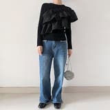 アシメトリーフリルニット | Doux Belle  | 詳細画像10 