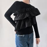 アシメトリーフリルニット | Doux Belle  | 詳細画像8 