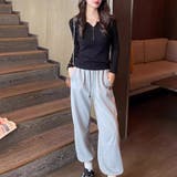 ボタンデザインリブトップス | Doux Belle  | 詳細画像5 