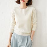 シンプルシルエットニットトップス | Doux Belle  | 詳細画像1 