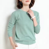 シンプルシルエットニットトップス | Doux Belle  | 詳細画像12 