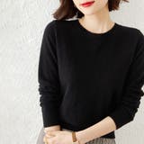 シンプルシルエットニットトップス | Doux Belle  | 詳細画像20 