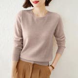 シンプルシルエットニットトップス | Doux Belle  | 詳細画像3 