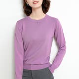 シンプルシルエットニットトップス | Doux Belle  | 詳細画像7 