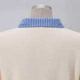 レイヤード風ジップニットストライプシャツ | Doux Belle | 詳細画像19