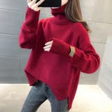 ハイネックサイドスリットニットプルオーバー レディース トップス | Doux Belle | 詳細画像10