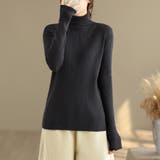 タートルネックリブニット レディース ニット | Doux Belle  | 詳細画像17 