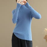 タートルネックリブニット レディース ニット | Doux Belle  | 詳細画像3 