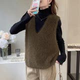 フェイクファーベスト | Doux Belle  | 詳細画像1 