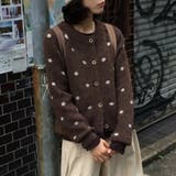 ドットデザインニットカーディガン | Doux Belle  | 詳細画像10 