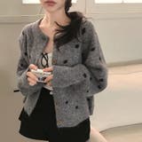 ドットデザインニットカーディガン | Doux Belle  | 詳細画像4 