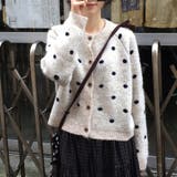 ドットデザインニットカーディガン | Doux Belle  | 詳細画像7 