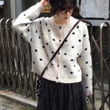 ドットデザインニットカーディガン | Doux Belle  | 詳細画像8 