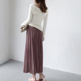 折り返しネックオフショル風トップス | Doux Belle  | 詳細画像19 