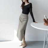 折り返しネックオフショル風トップス | Doux Belle  | 詳細画像22 