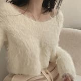 シャギーニットトップス レディース トップス | Doux Belle  | 詳細画像7 