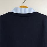 ストライプシャツドッキングニットベストトップス レディース トップス | Doux Belle | 詳細画像12