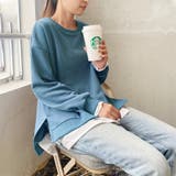 トレーナー レディース 長袖 ゆったり レイヤード風 モックネット | Doux Belle  | 詳細画像13 