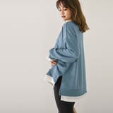 トレーナー レディース 長袖 ゆったり レイヤード風 モックネット | Doux Belle  | 詳細画像11 