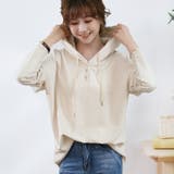 パーカー レディース 薄手 スウェット プルオーバー フード付き | Doux Belle  | 詳細画像17 