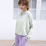 パーカー レディース 薄手 スウェット プルオーバー フード付き | Doux Belle  | 詳細画像30 